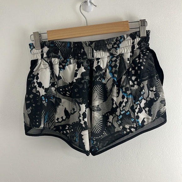 Lululemon Super Squad Short Exploded So Fly Butterfly Angel Wing Black / Black - Picture 5 of 9